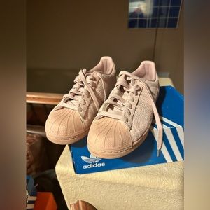 Adidas Superstar shell toe suede